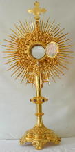 French Antique Sunburst Monstrance